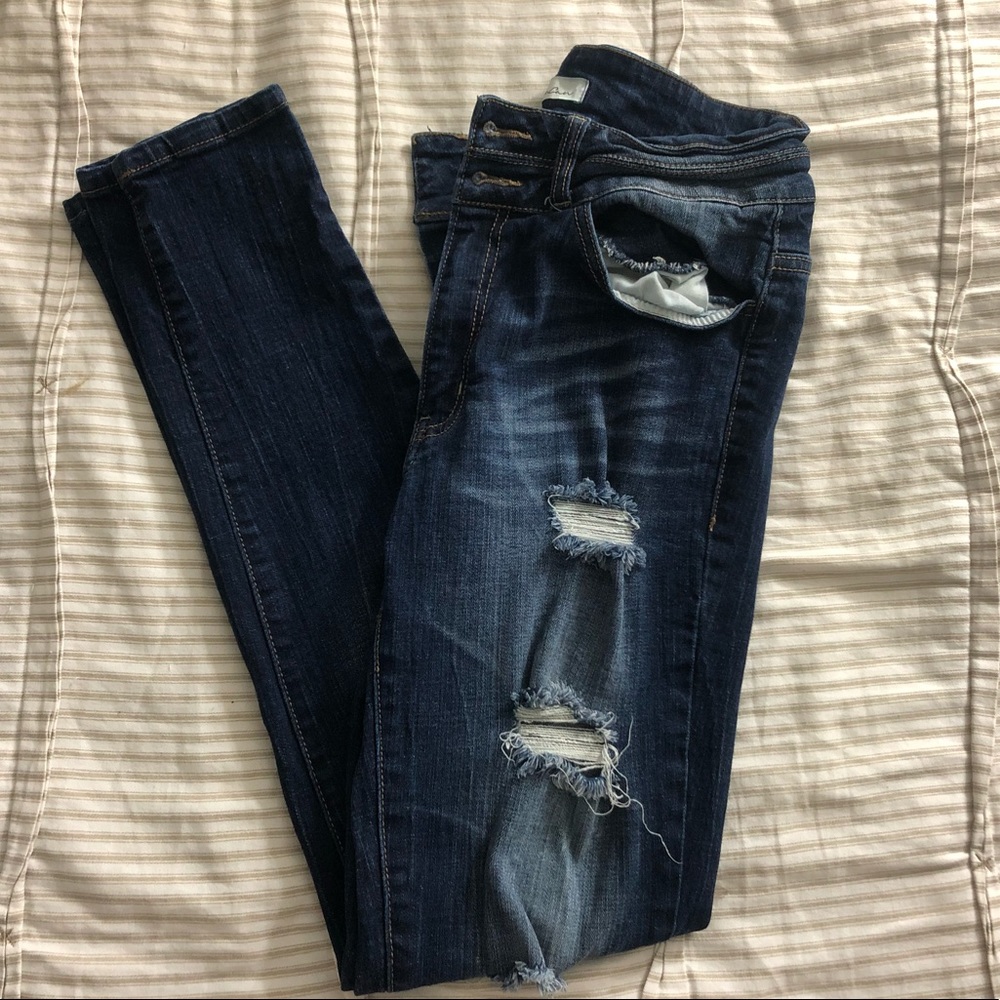 KanCan Ripped Skinny Jeans